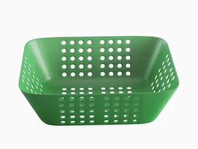 Plastic Basket 02 3D model