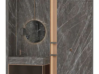 Bathroom furniture 4 3D model
