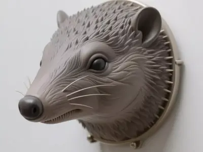 RAT sculpture 3D print model