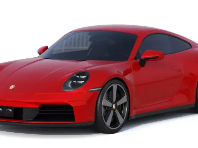 Porsche 911 Carrera 2025 3D model