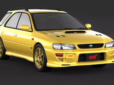 Subaru Impreza WRX STI 3D model