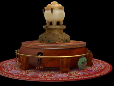 Chinese treasure bowel  3D model