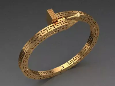 fusion  bracelet  3D print model
