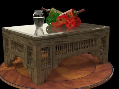 Chinese coffee table  3D model