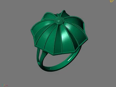 Women Plain Ring Ready STL Models Womens Ring 3d models 3D print model 29