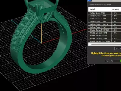 ring woman  3D print model 15