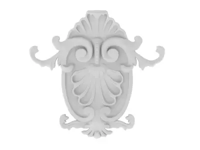 Cartouche Ornament 019 3D model