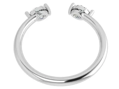 Marquise Basket Ring 4137 3D print model