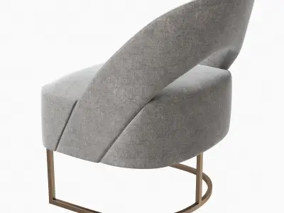 Alma Armchair Hugues Chevalier 3D model