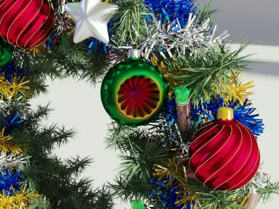 Christmas Wreath 3D model