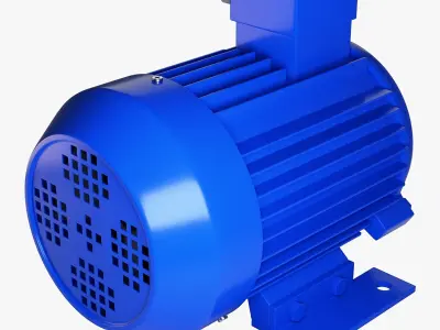 Electric Motor 3D model
