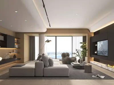 Living Room Scene 22 3D model