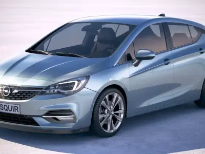 Opel Astra 2020 3D model