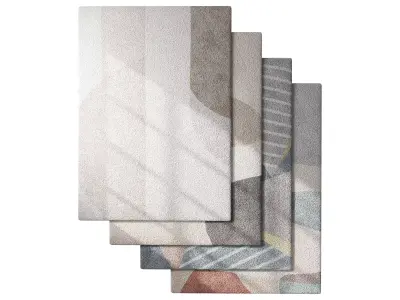 Carpet set 48 3D model