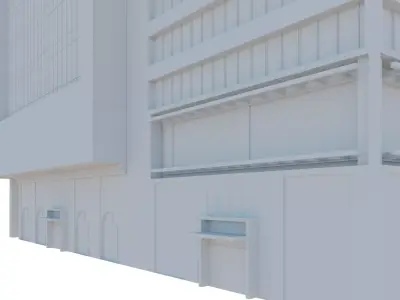 Modern structure Havana 666 3D model