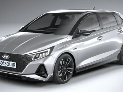 Hyundai i20 N-line 2021 3D model