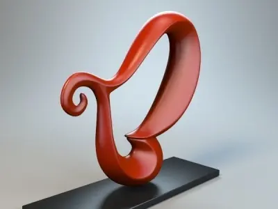 Abstract Figure m05 P 3D print model