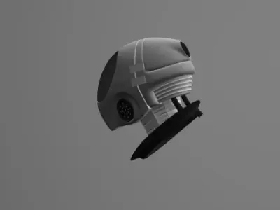 Robot head Free 3D model