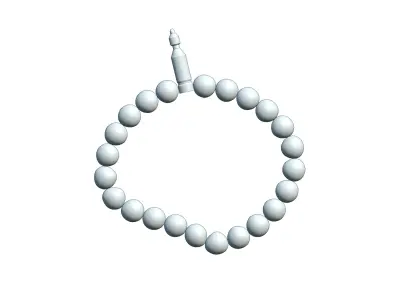 prayer beads 3D model
