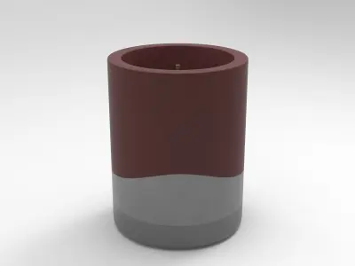 Sups Candlestick Low-poly 3D model