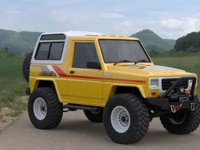 Daihatsu Rocky F75 3D Model 3D model
