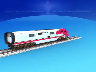 SuperChief Locomotive 3D model