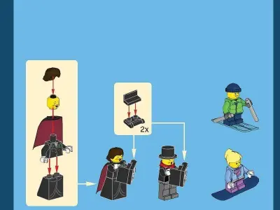 TwindBricks3D - 10199 Winter Toy Shop 3D print model