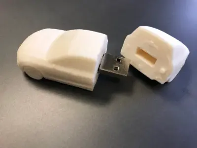 3D Printable Car USB - Audi A7 2018 model 3D print model