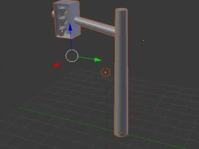 traffic light free Free low-poly 3D model