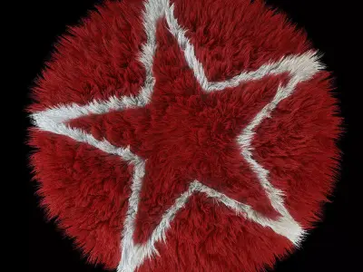 Carpet round Star 3D model