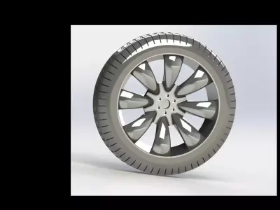 WHEEL car 3D model buy