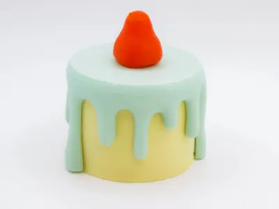 Decorative - Box - Cake 3D print model