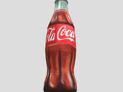 3D Coca Cola Stylized Low-poly 3D model