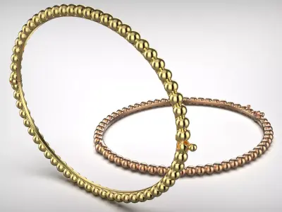 Bracelets Clover - Perlee pearls  3D print model