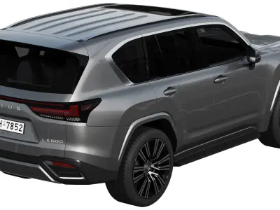 Lexus LX600 2022 3D model
