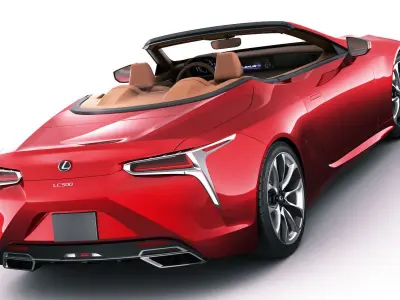 Lexus LC500 Convertible 2020 3D model