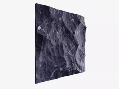 251-RockPanel rock on wall 3D model