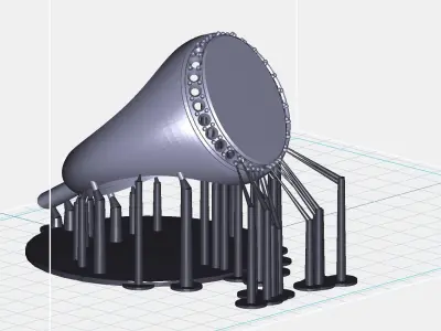 Mens ring for letter engraving 3D print model