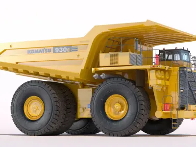 Komatsu 930E 3D model