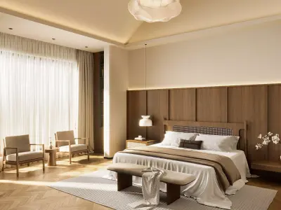 Modern Bedroom 3D Model 3D model