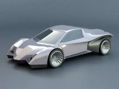 Futuras concept car 3D model