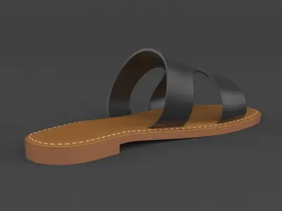 Slide Sandal 3D model