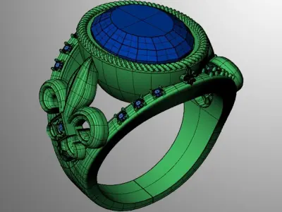 Ring dp 6 3D print model