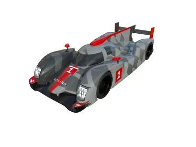 Race Car Low-poly 3D model purchase