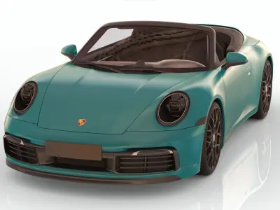 Porsche 911 GT3 992 3D Model 3D print model