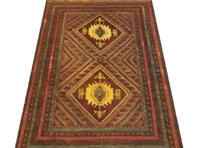Rug Set 1967 3D model