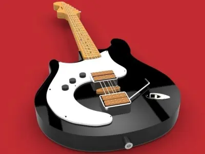 Electric Guitar  Free 3D model