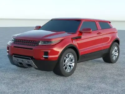 Range rover Evoque 2011 restyled 3D model