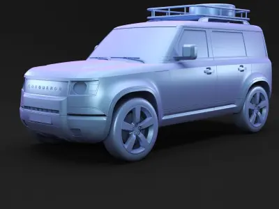 British offroad SUV 3D model