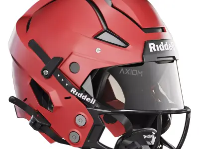Riddell axiom helmet 3d print model 3D model